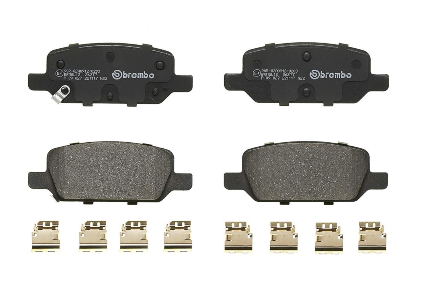 Brembo OE 17-21 Tesla Model 3/2021 Model Y Brake Pad - Rear