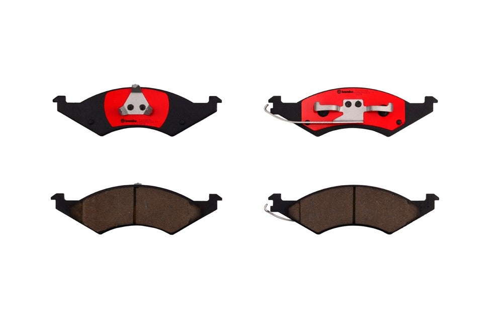 Brembo 90-93 Ford Taurus/ 90-92 Lincoln Continental/ 90-93 Mercury Sable Front NAO Brake Pad