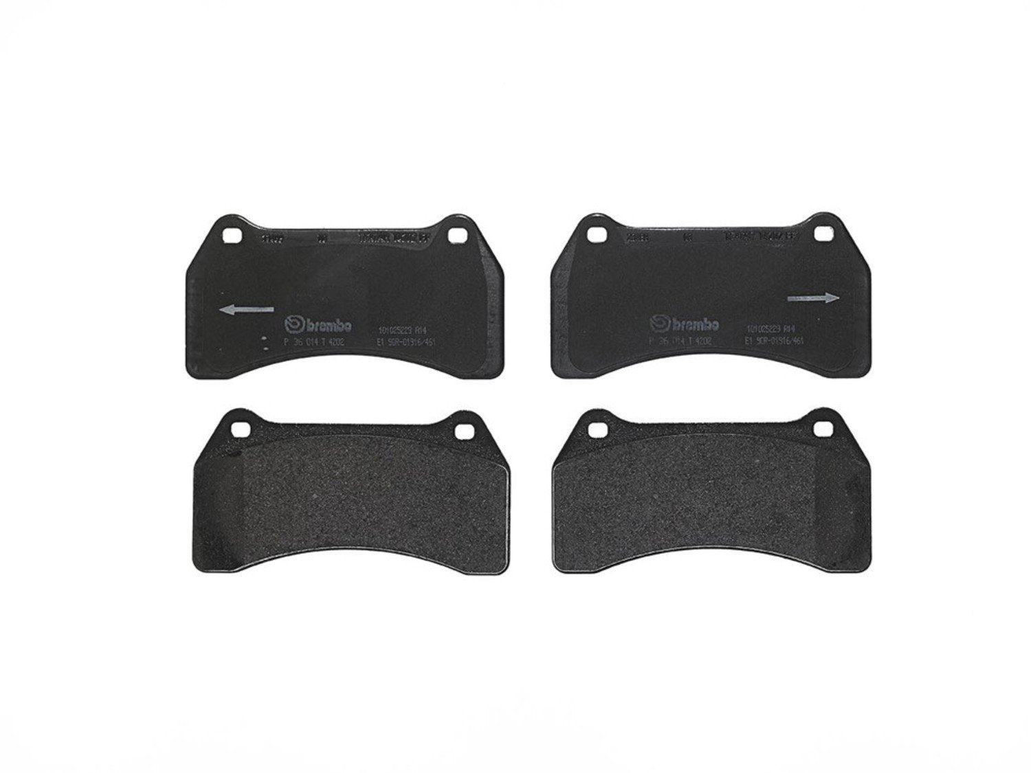 Brembo 03-05 Jaguar S-Type/2005 Super V8/04-05 XJR Front Premium Low-Met OE Equivalent Pad
