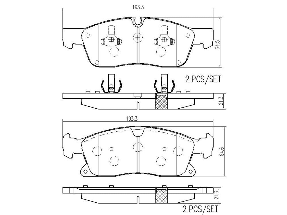 Brembo OE NAO BrakePad