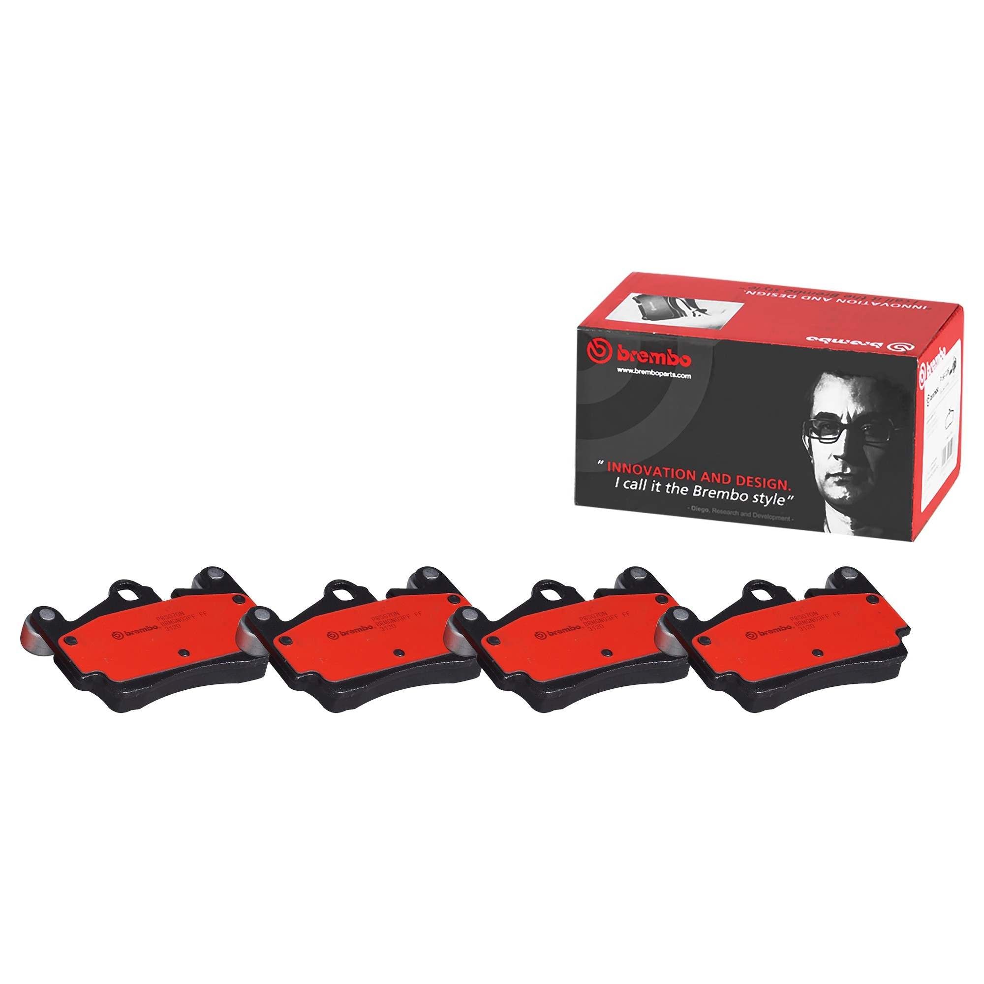 Brembo 04-09 Audi Q7/ Porsche Cayenne/ Volkswagen Touareg Rear NAO Brake Pad