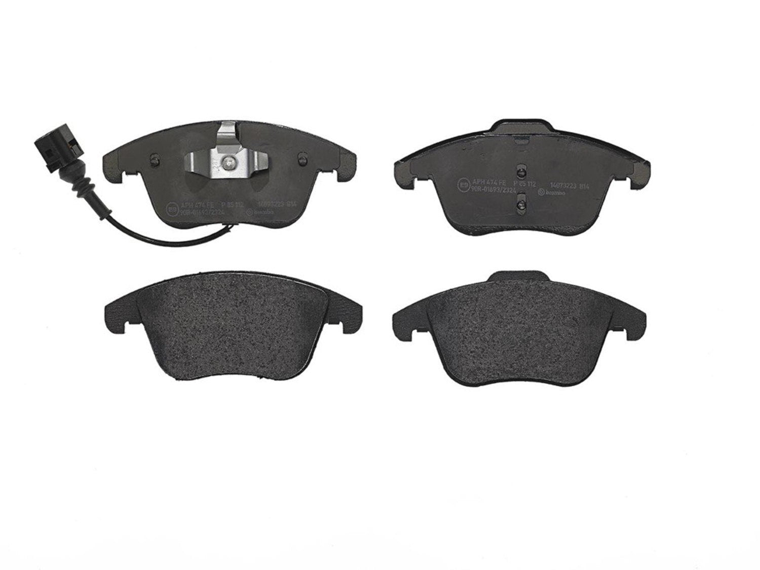 Brembo 17-18 Volkswagen Passat/Tiguan/ Audi Q3/Q3 Quattro Front Low-Met Brake Pad