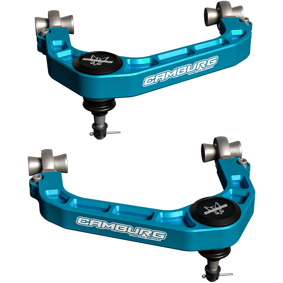 Camburg 15-20 Ford F-150 2WD/4WD KINETIK Performance Billet X-Joint XL Upper Arms (Blue)