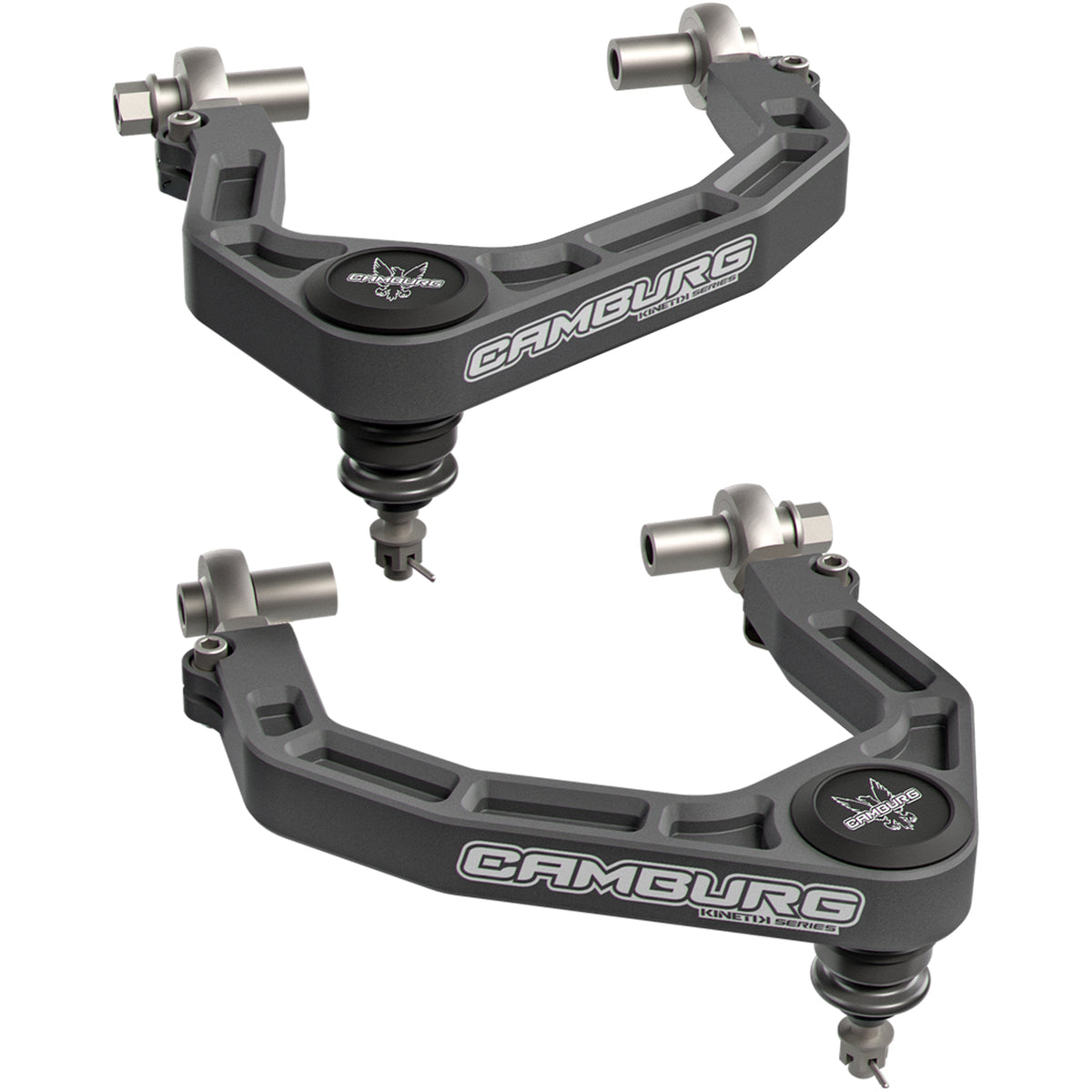 Camburg 21-25 Ford Bronco KINETIK Performance Billet X-Joint XL Upper Arms (Grey)