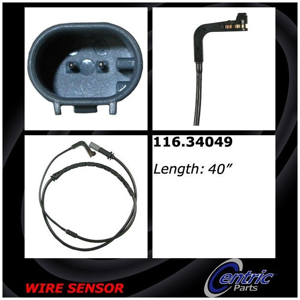Centric 08-13 BMW X6 11-13 BMW X5 Rear Pad Sensor