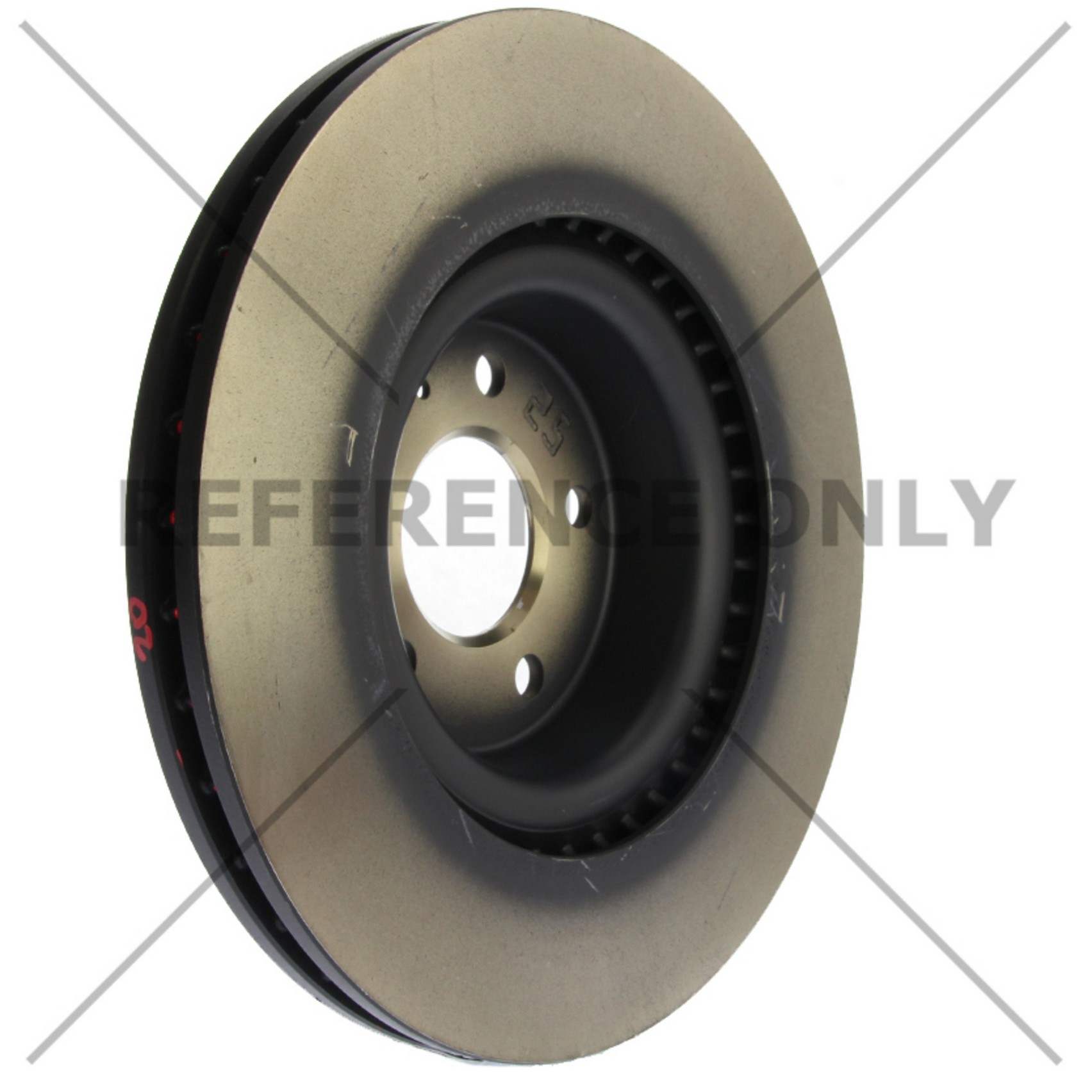 Centric 17-18 Audi A4 Premium High Carbon Front Brake Rotor