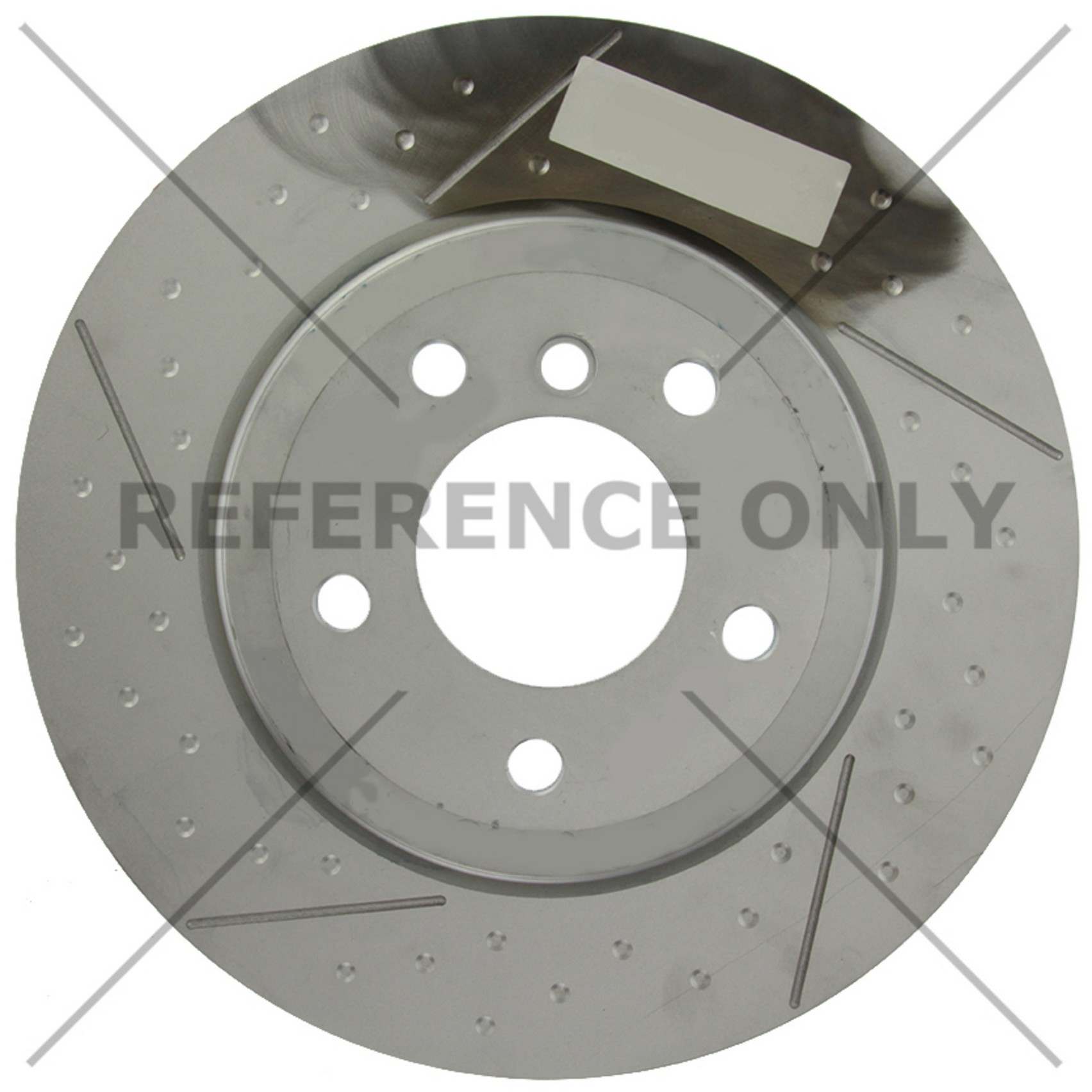 Centric 2013 BMW 328i OE Design Slotted Brake Rotor - Rear