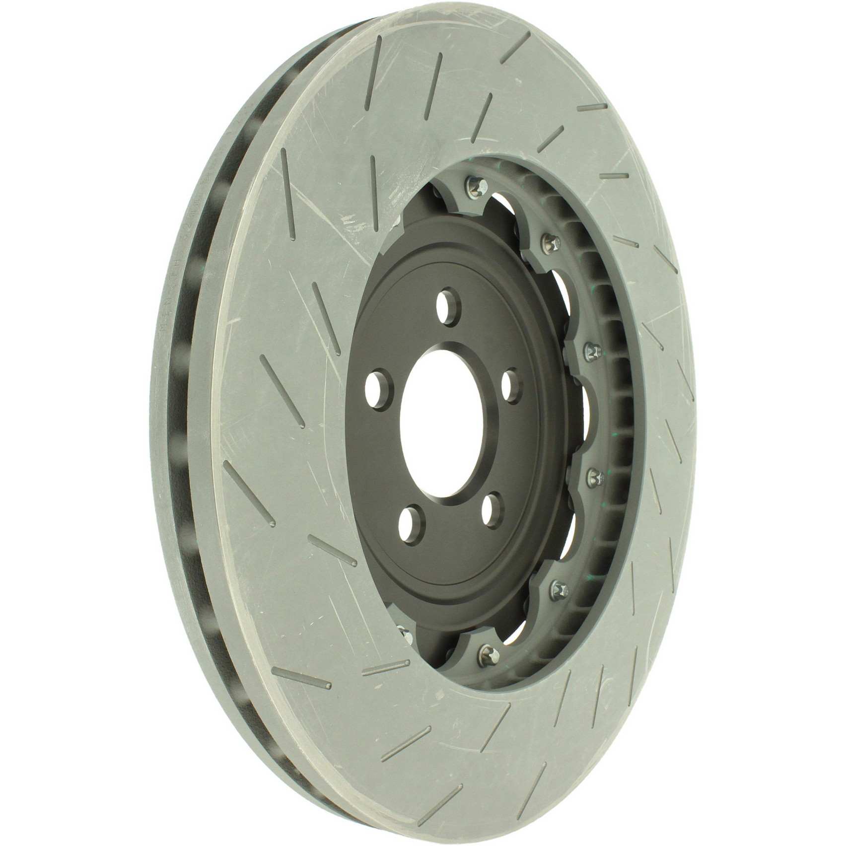 Centric 15-17 Dodge Charger Slotted Front Performance Rotor