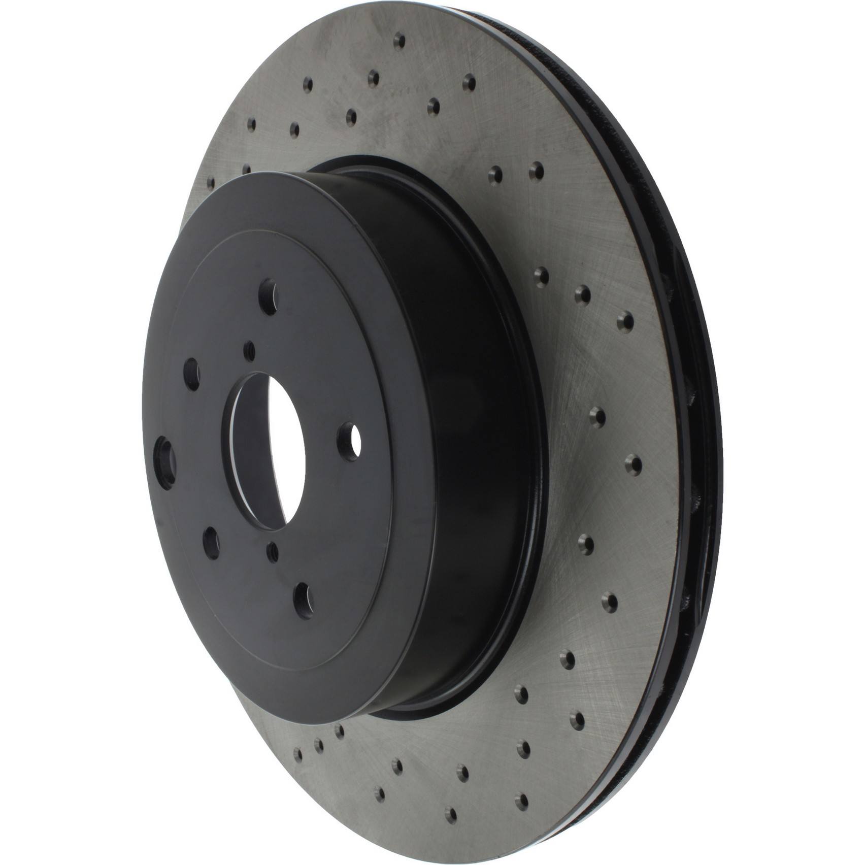 Centric 18-21 Subaru WRX STI Rear SportStop Drilled Premium Rotor
