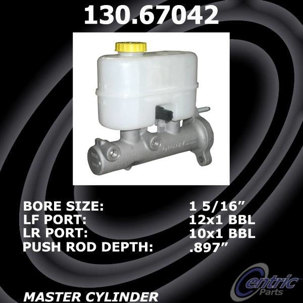Centric 06-10 Dodge Ram 2500 / 3500 Premium Brake Master Cylinder