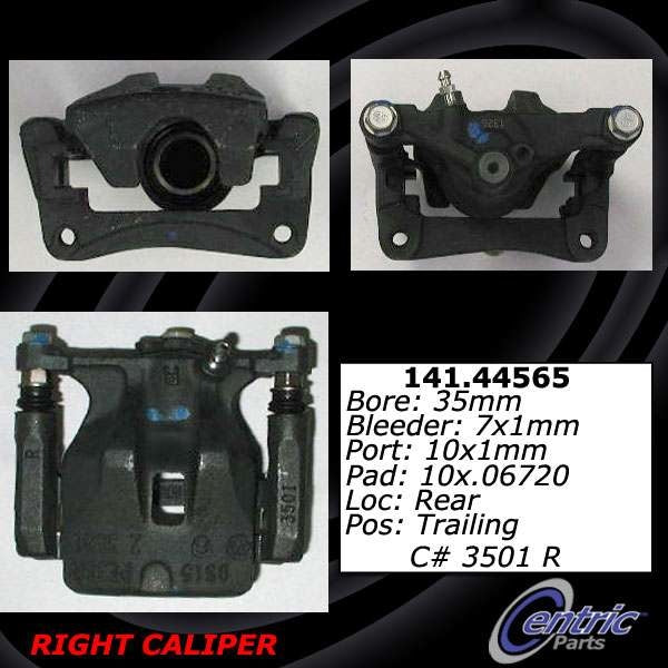 Centric 93-98 Toyota Supra Remanufactured Semi-Loaded Rear Left Brake Caliper