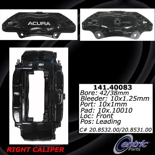 Centric Posi-Quiet 04-08 Acura TL Loaded Caliper - Front R/F
