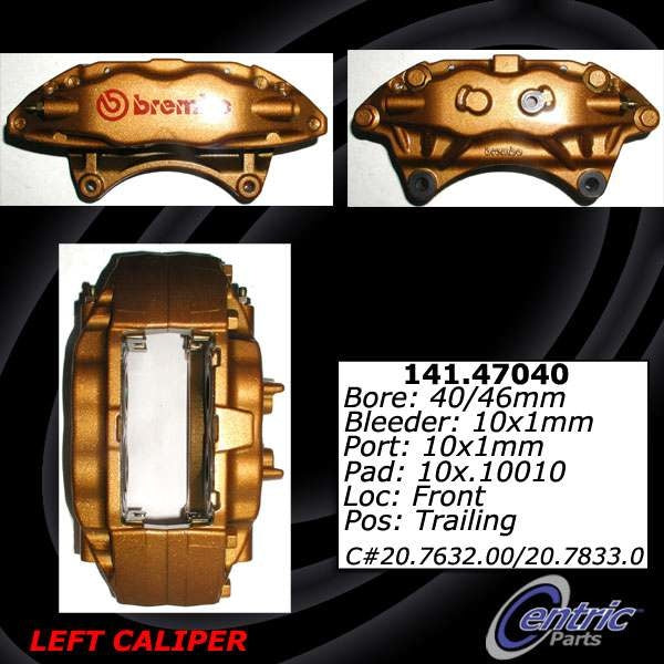 Centric 04-11 Subaru Impreza WRX/WRX STI Right Front Posi-Quiet Loaded Caliper