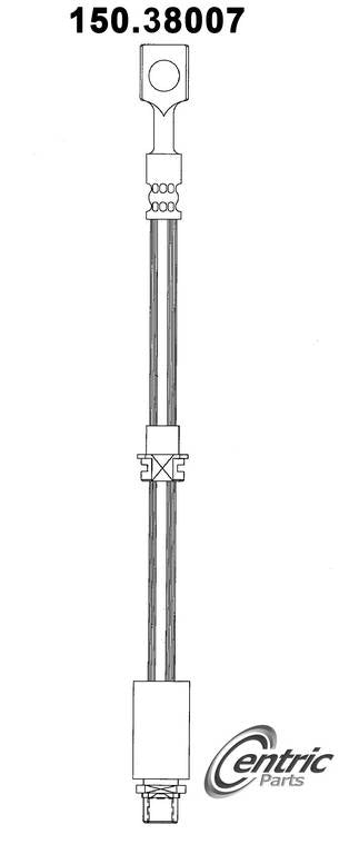 Centric 03-10 Saab 9-3 / 2010 Saab 9-3X Brake Hose - Front