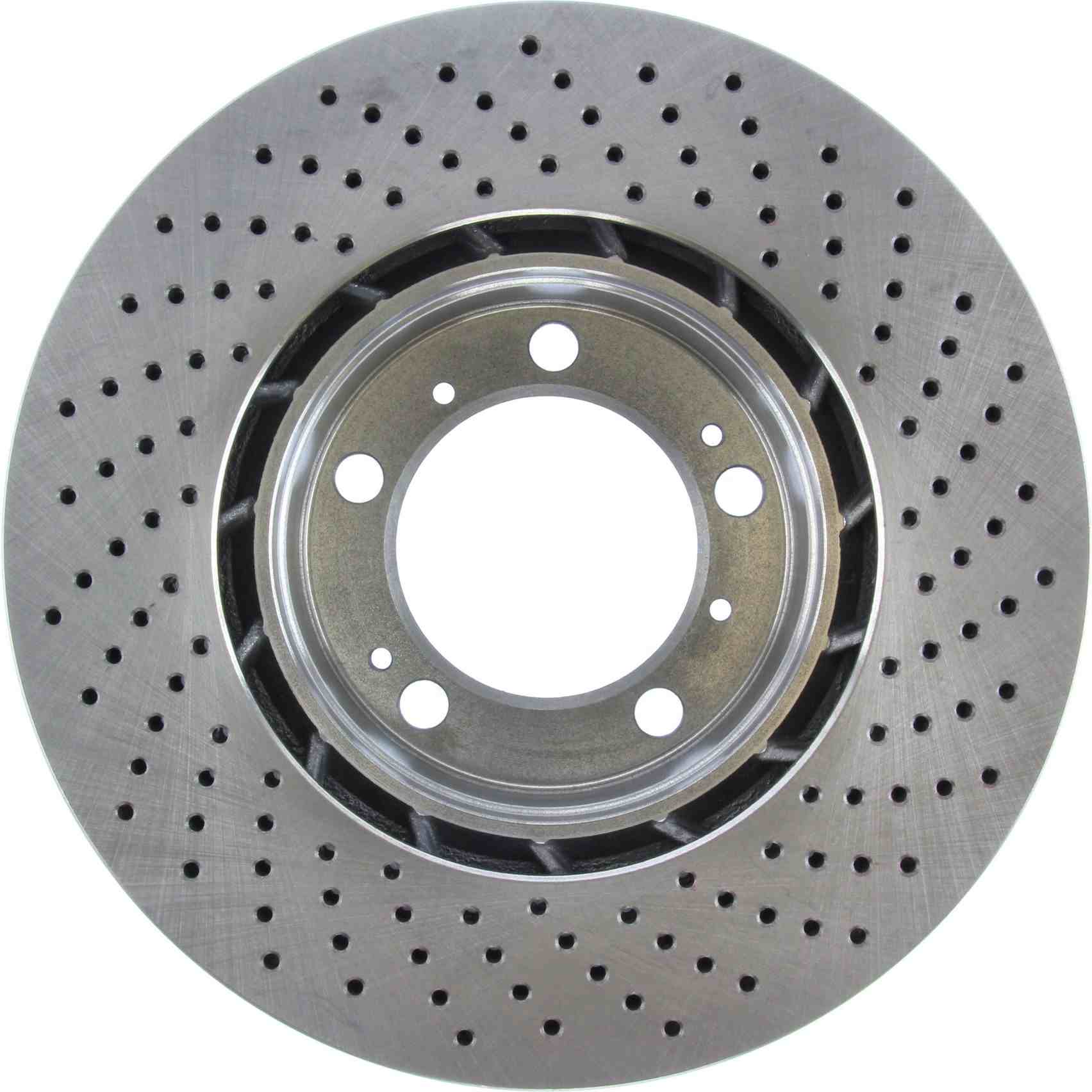 Centric C-TEK Standard Drilled Driver Side Front Rotor 03-12 Porsche Boxster