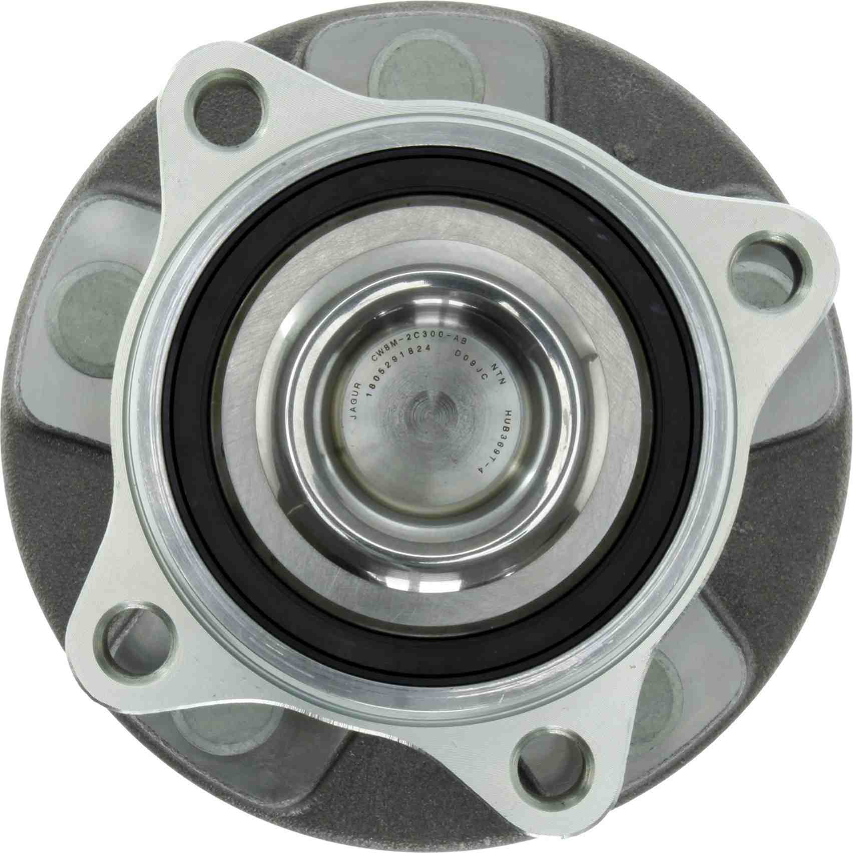 Centric 14-18 Jaguar F-Type Premium Front Wheel Bearing and Hub Assembly - w/ ABS Ring/Encoder