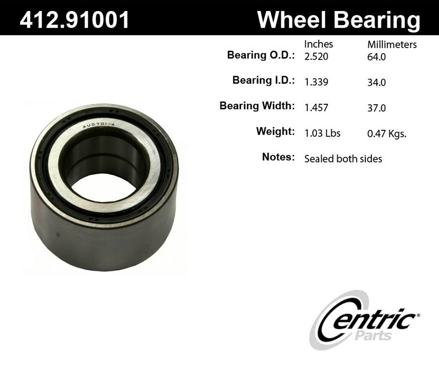 Centric 77-84 Volkswagen Rabbit Front Premium Ball Bearing
