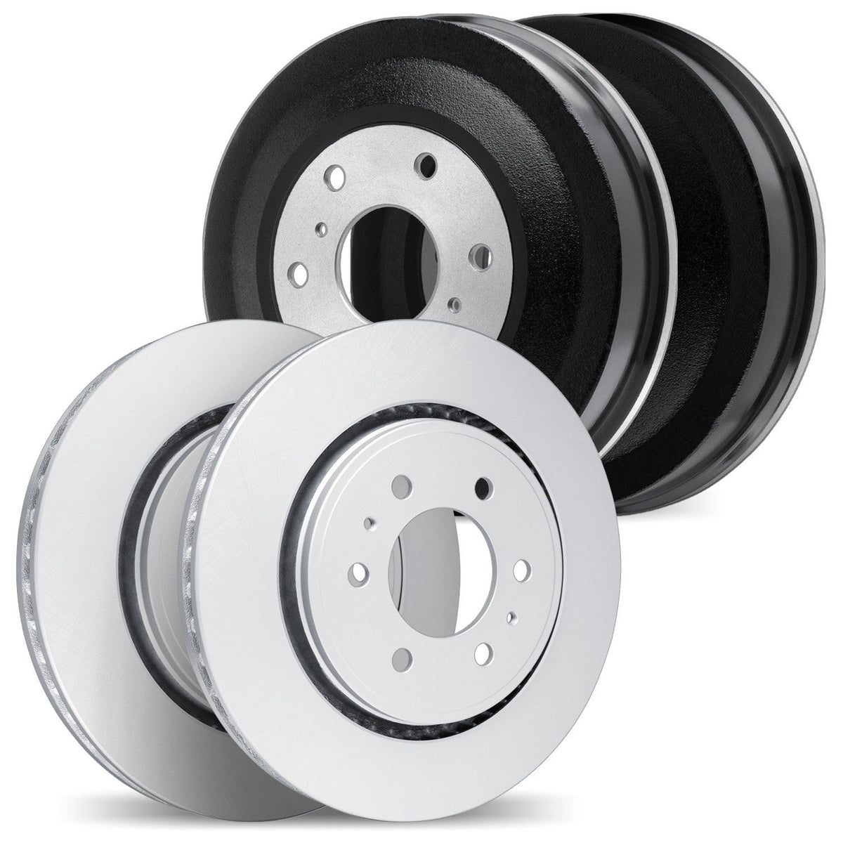 DFC 95-04 Toyota Tacoma Front & Rear Geospec Rotors includes Drums