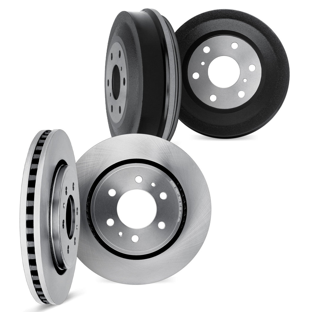 DFC 86-93 Mazda B2600 Front & Rear Rotors includes Drums