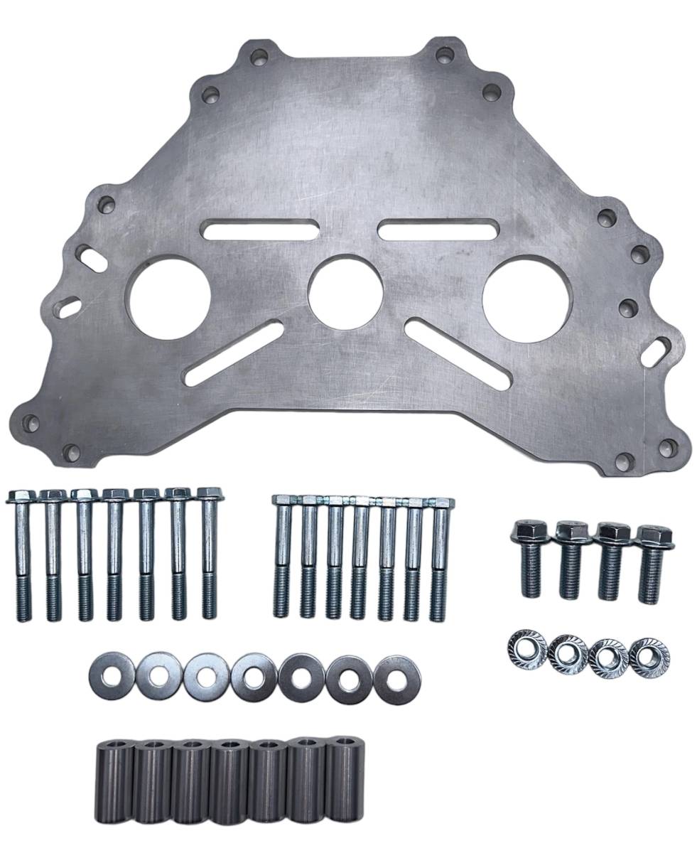 Granatelli Billet Aluminum Engine Stand Adapter Plate for Ford Engines