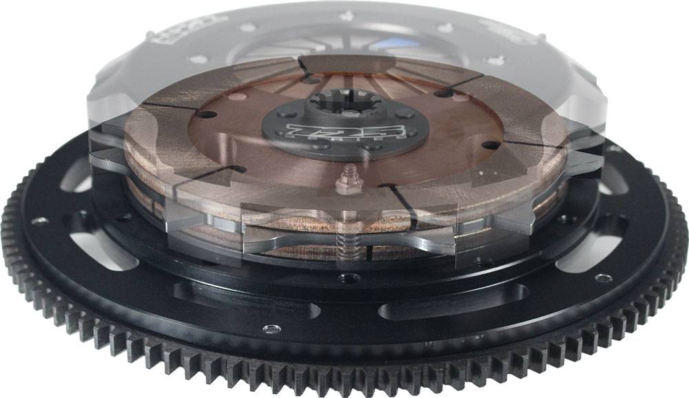 Clutch Masters 04-05 VW R32 3.2L MK4 725 Street/Race Twin Clutch Steel FW Hyd Slave Cyl Kit