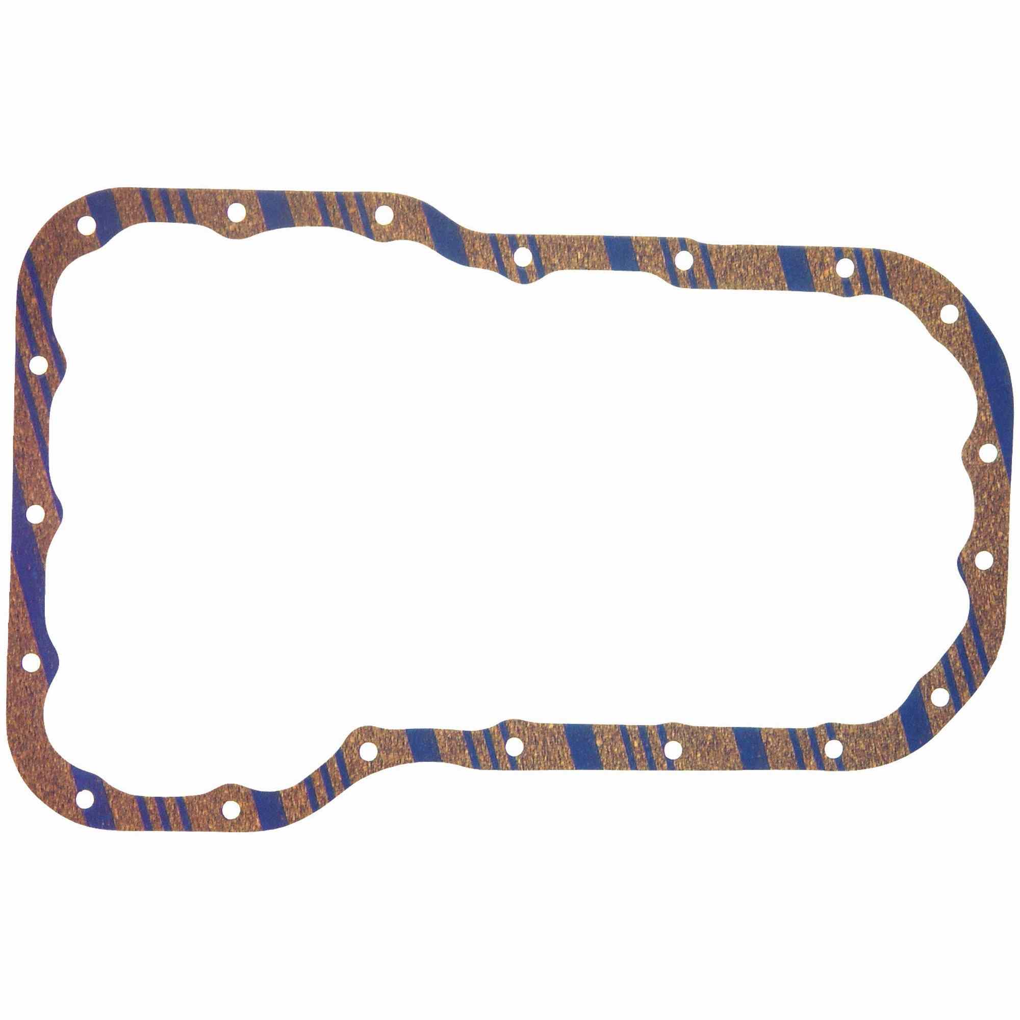 Fel-Pro Mazda 929 OS 34304 C Engine Oil Pan Gasket Set Blue Stripe cork-rubber