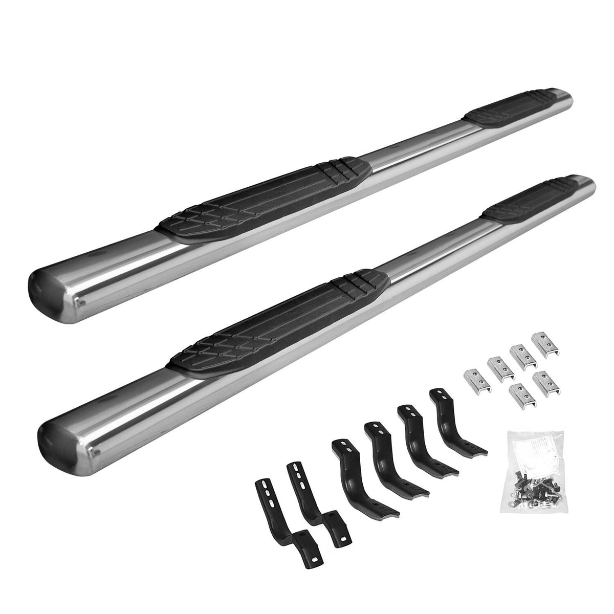 Go Rhino 01-06 Chevy 1500/1500HD 2500HD 4in OE Xtreme Complete Kit w/Sidesteps + Brkts