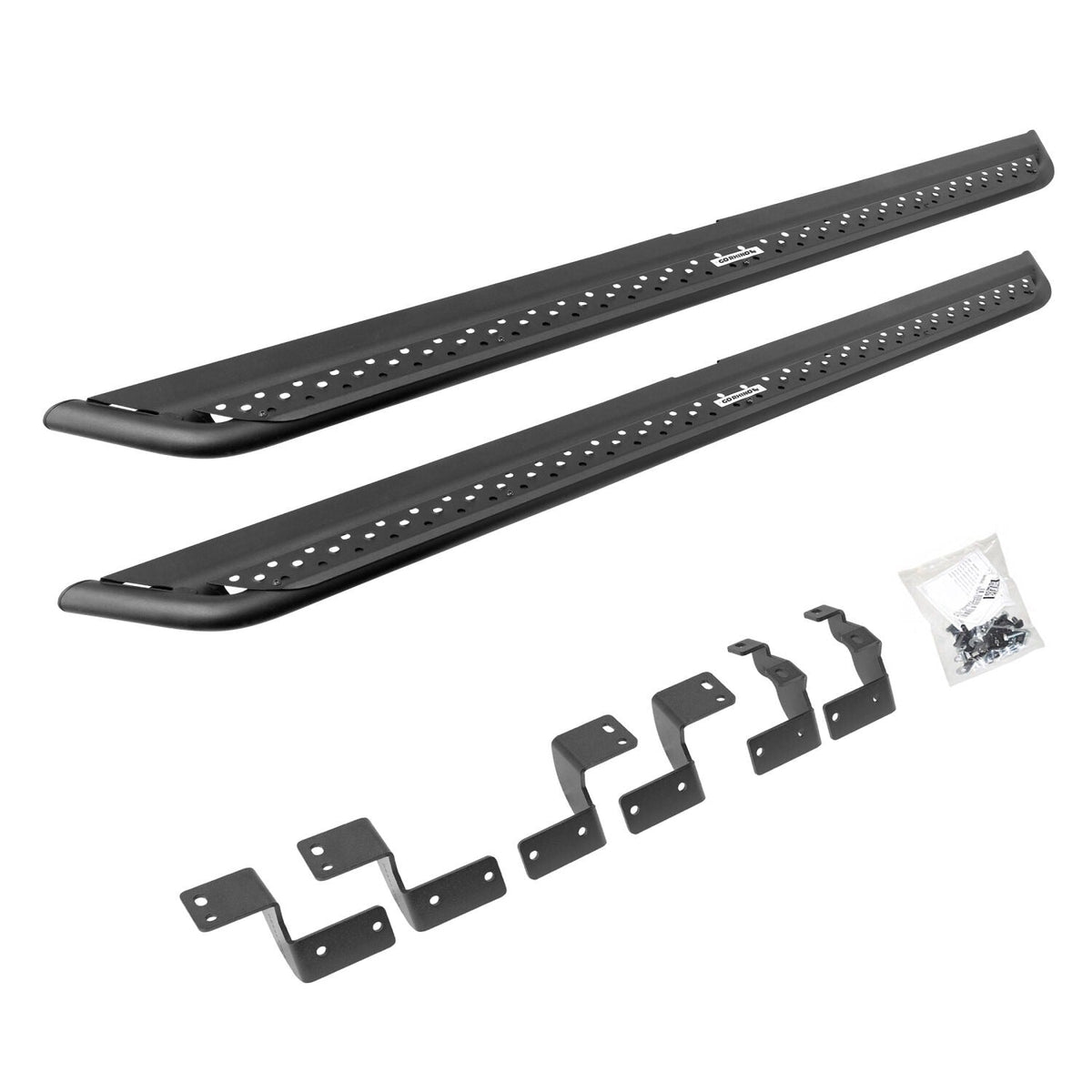 Go Rhino 14-23 Toyota 4Runner SR5 Dominator Extreme DSS SideSteps Complete Kit w/SideStep + Brkts