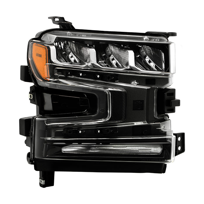 Spyder 19-21 Chevy Silverado 1500 Full LED DRL and High/Low Beam w/ Halogen Signal - OE Right