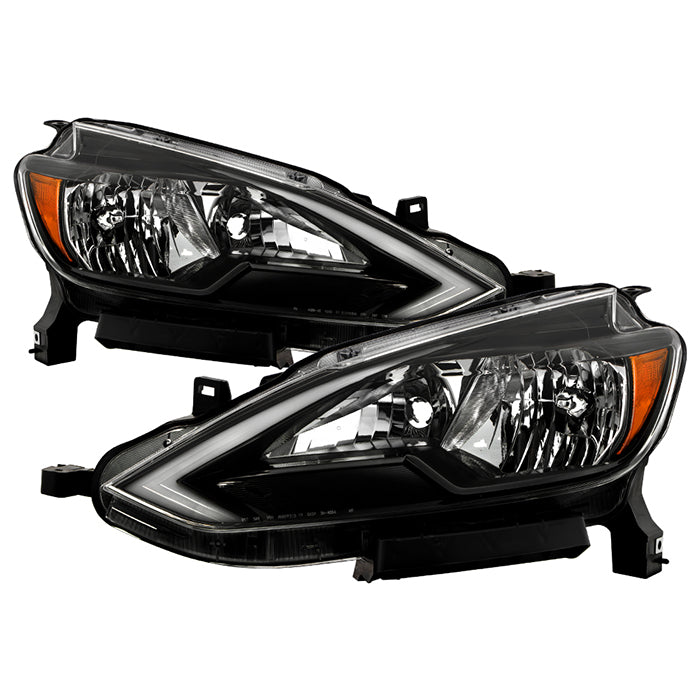 xTune 16-19 Nissan Sentra LED Headlights - Black (HD-JH-NS16-LED-BK)