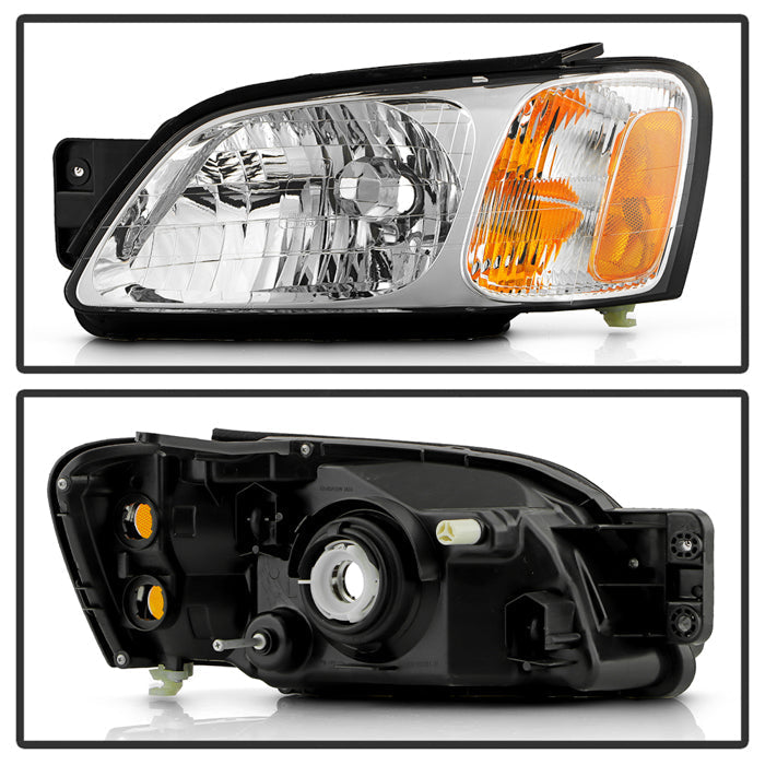Spyder 00-04 Subaru Legacy GT (w/o Sport Package) OEM Style Headlights -Set- Chrome(HD-JH-SLEG00-C)