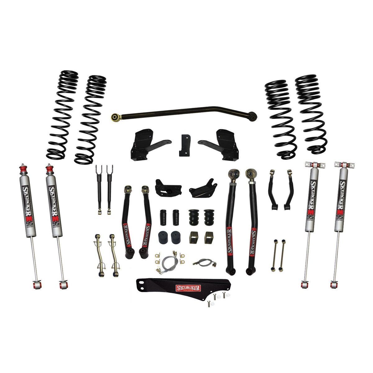 Skyjacker Jeep Wrangler JK 7in Suspension Lift Kit w/ M95 Monotube Shocks