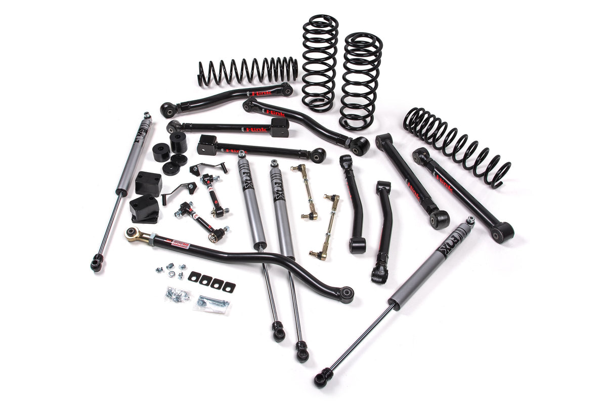 JKS 21-25 Jeep Wrangler JL 4XE J-Krawl 3in Suspension Lift Kit w/ Fox 2.0 Performance Series Shocks