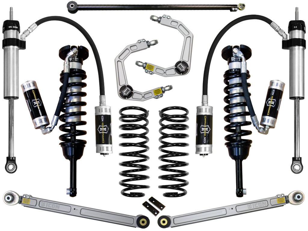 ICON 2010+ Toyota FJ/4Runner 0-3.5" Stage 5 Suspension System w/ Billet UCA