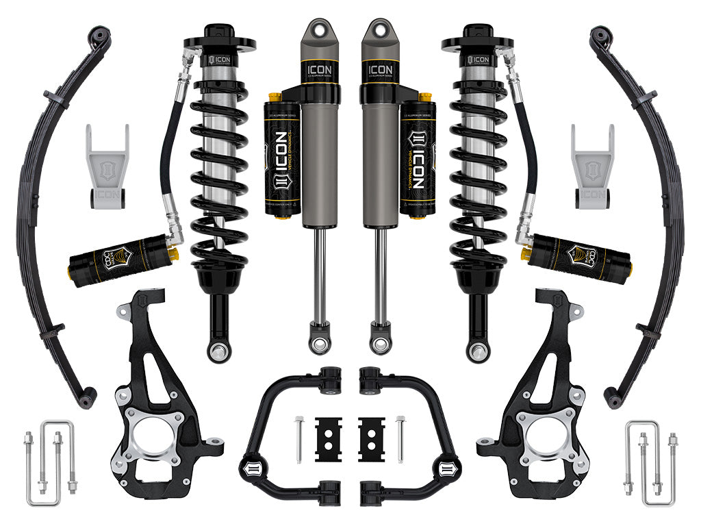 21-23 Ford F150 Tremor 4WD 3.5-4.5in Stage 4 Suspension Sys Tubular UCA / Leaf Pack