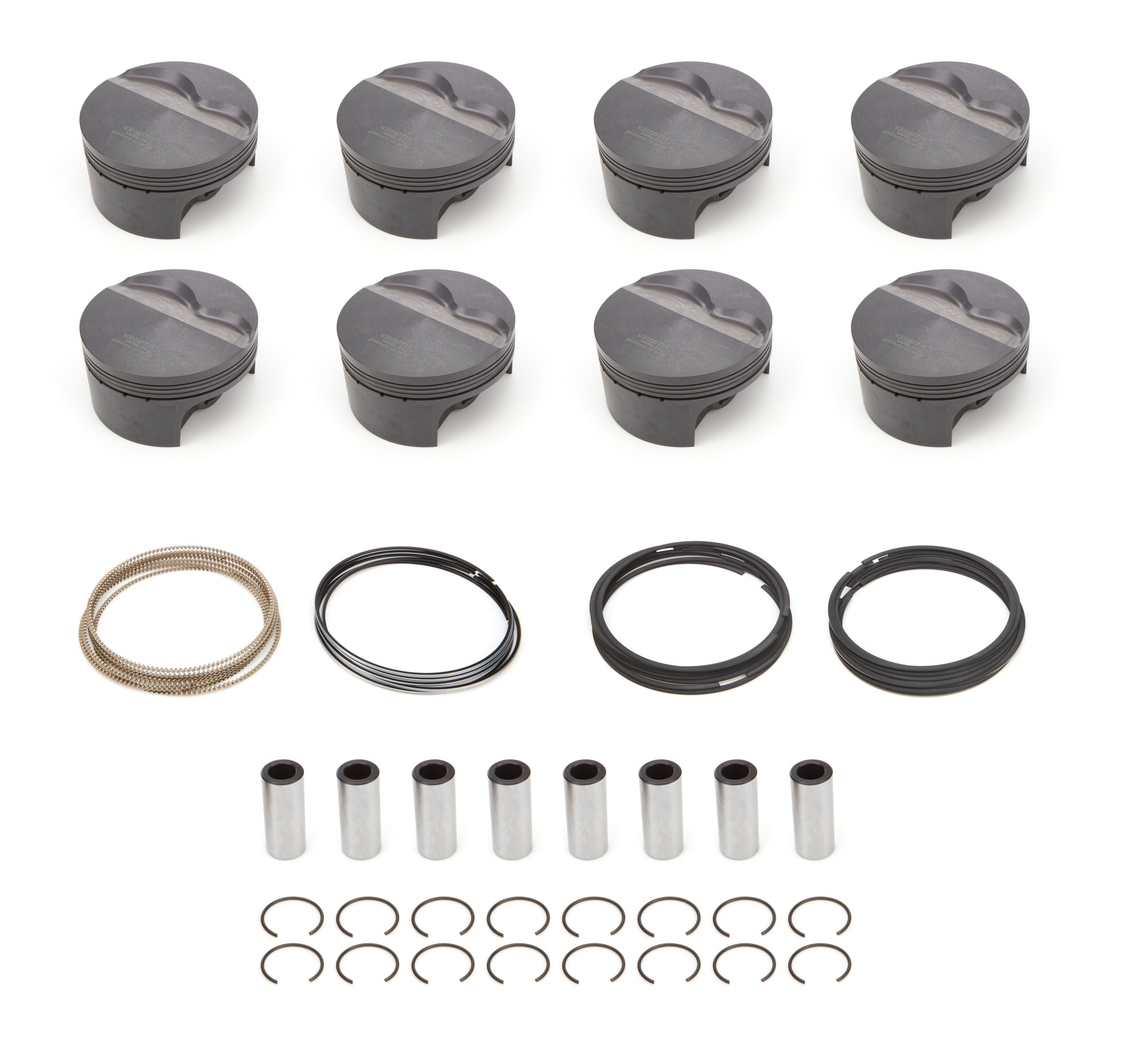 Mahle MS PowerPak LS 6.2L 4.075in Bore 3.622 Stroke 6.098 Rod .945 Pin 457g Flat Top Piston Kit