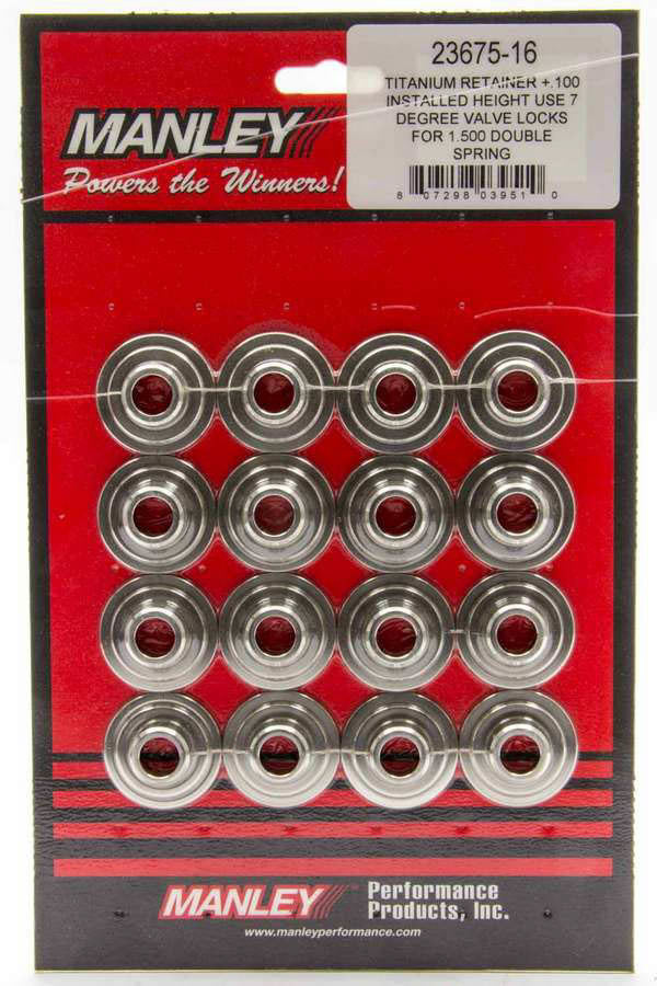 Manley Spring Retainer, RET-TI 1.324 7 DEG +.050 LS1