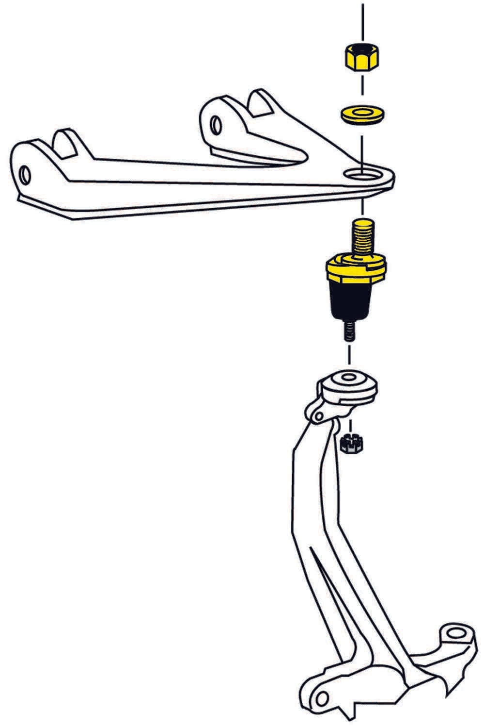 MOOG 05-23 Chrysler 300 Front Lower Rearward Ball Joint
