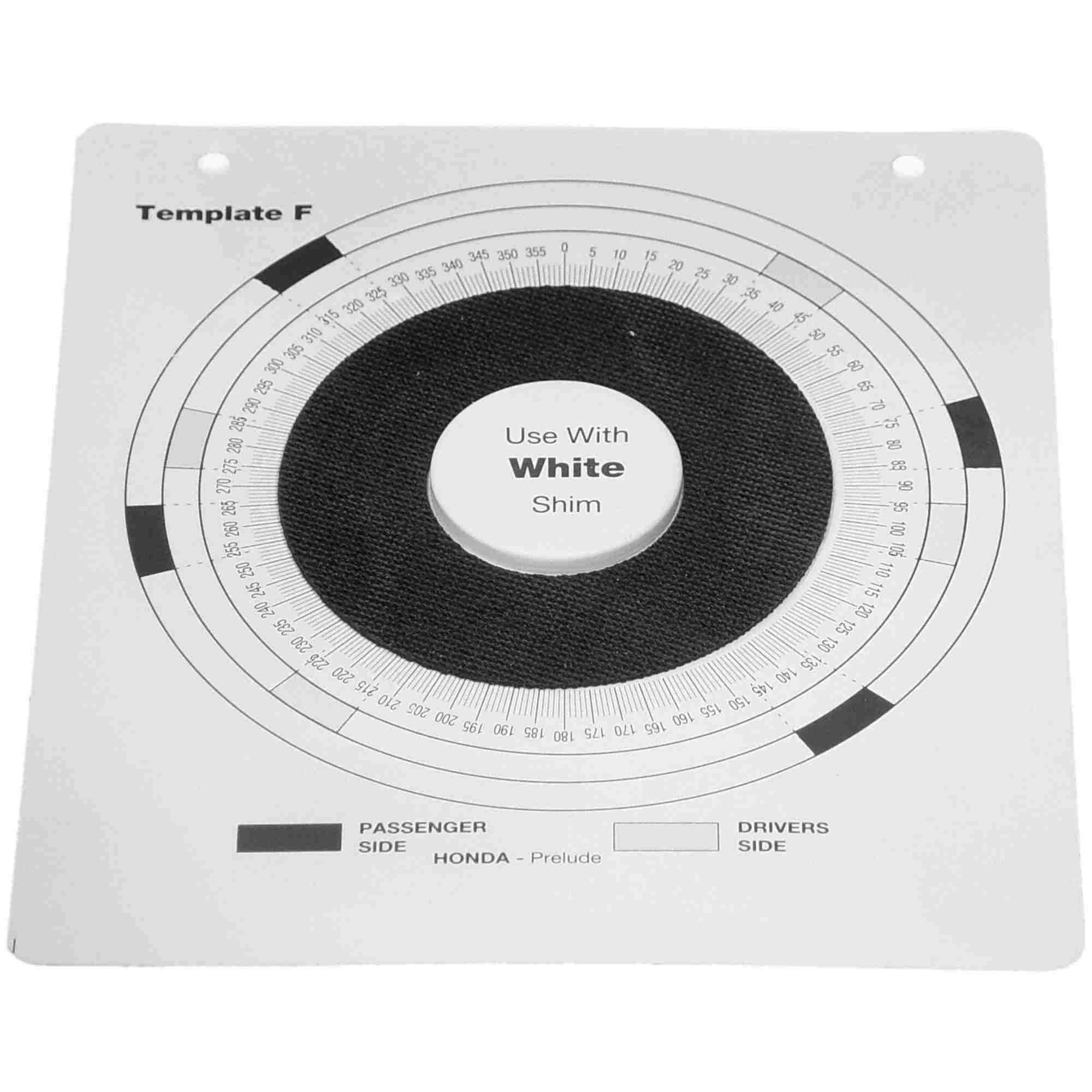 MOOG Indexing Plastic Templates F - Honda Service Tool