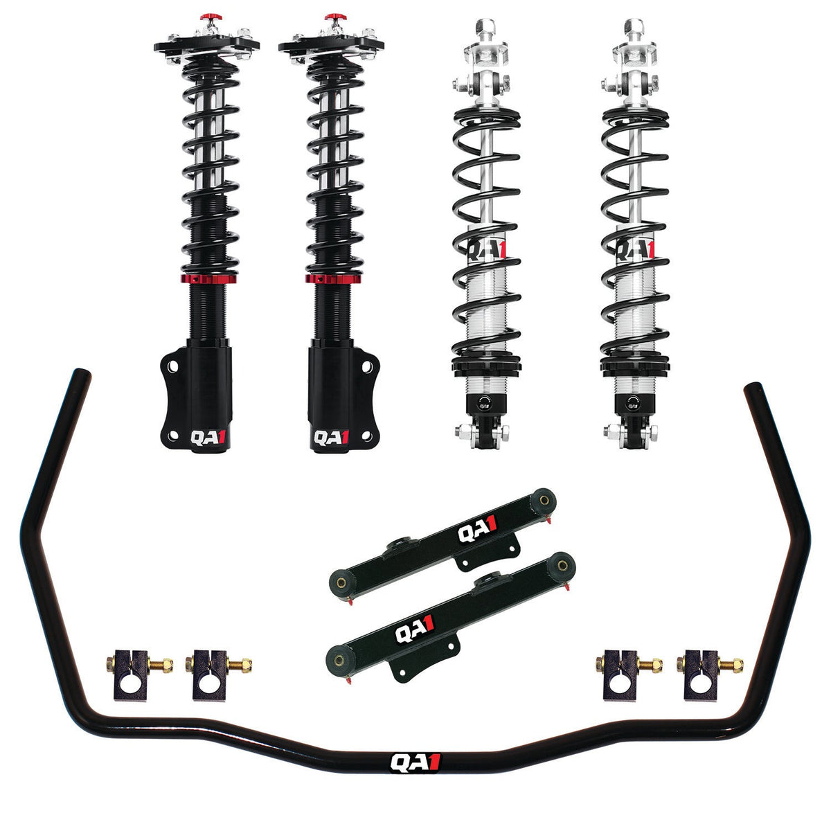 QA1 87-89 Ford Mustang Level 1 Drag Kit w/ Shocks