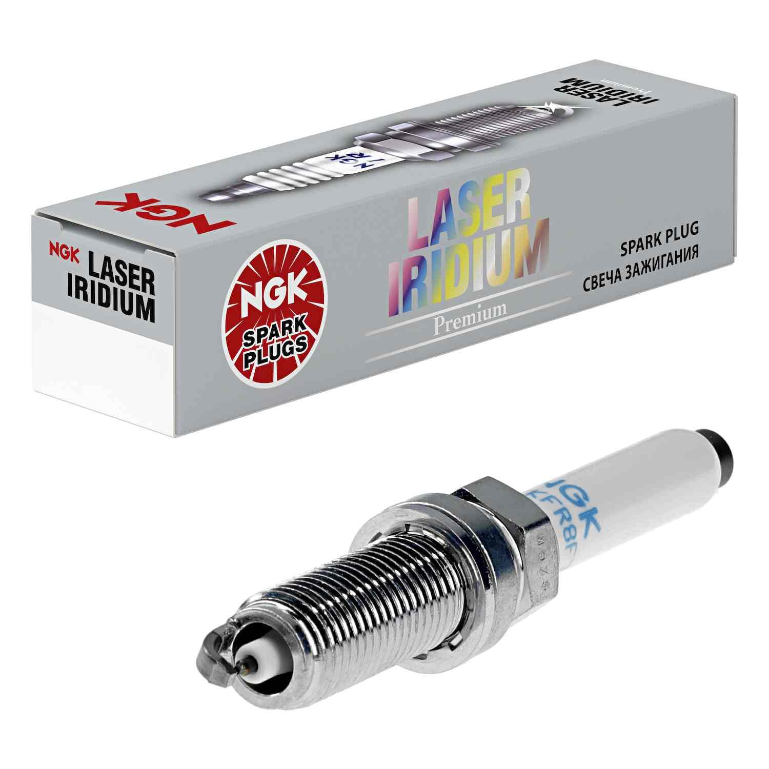 NGK Laser Iridium Spark Plug Box of 4 (SILZKFR8F7S)