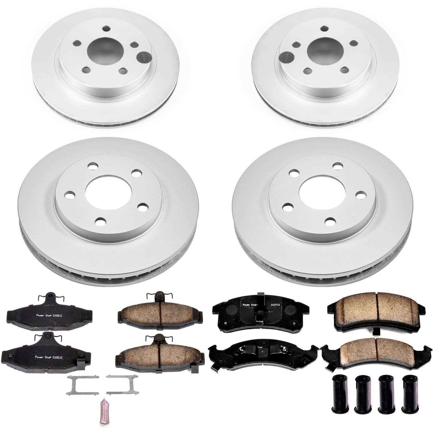 Power Stop 94-97 Chevrolet Camaro Front & Rear Z17 Evolution Geomet Coated Brake Kit