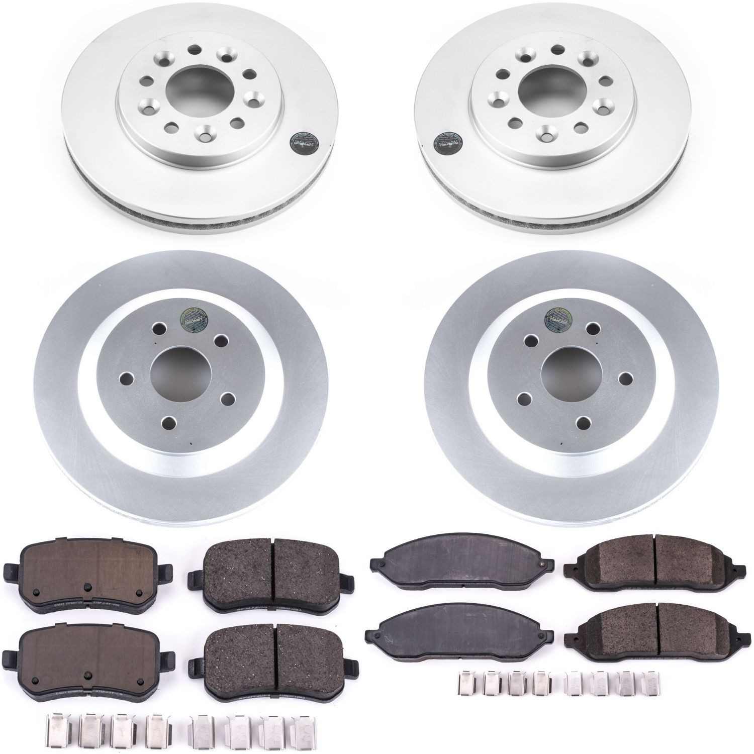 Power Stop 04-07 Ford Freestar Front & Rear Z17 Evolution Geomet Coated Brake Kit
