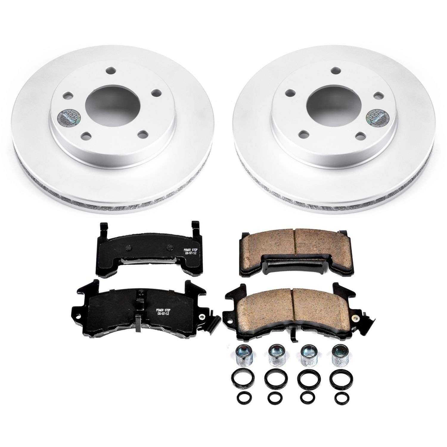 Power Stop 79-85 Oldsmobile Toronado Front & Rear Z17 Evolution Geomet Coated Brake Kit