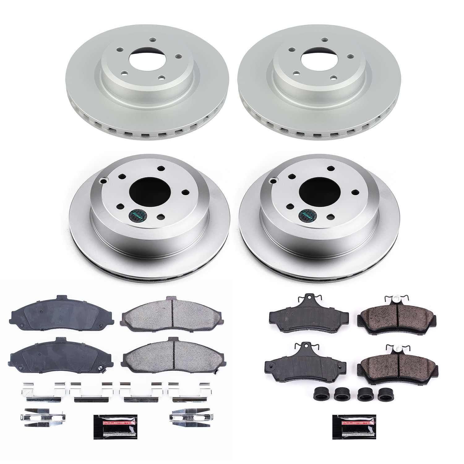 Power Stop 05-06 Pontiac GTO Front & Rear Z17 Evolution Geomet Coated Brake Kit