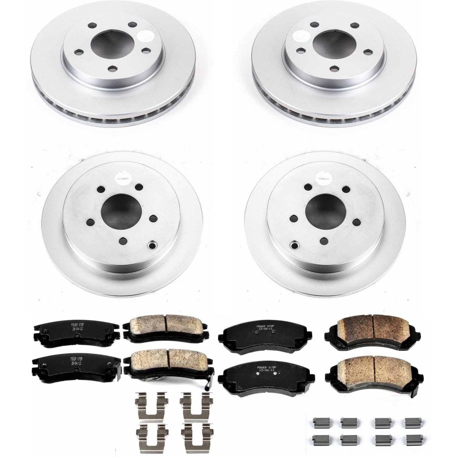 Power Stop 02-07 Buick Rendezvous Front & Rear Z17 Evolution Geomet Coated Brake Kit