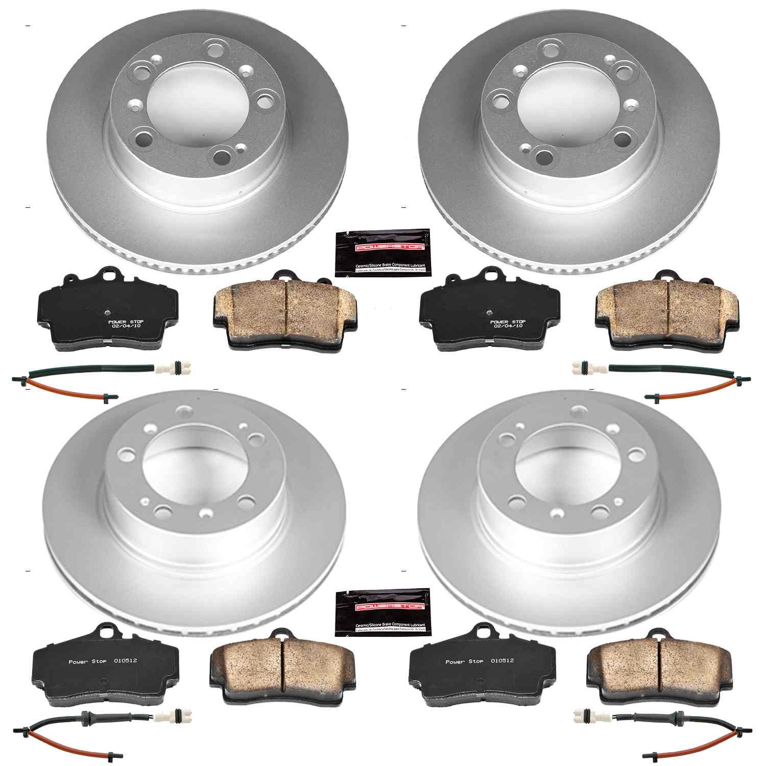 Power Stop 97-04 Porsche Boxster Front & Rear Z23 Evolution Sport Coated Brake Kit
