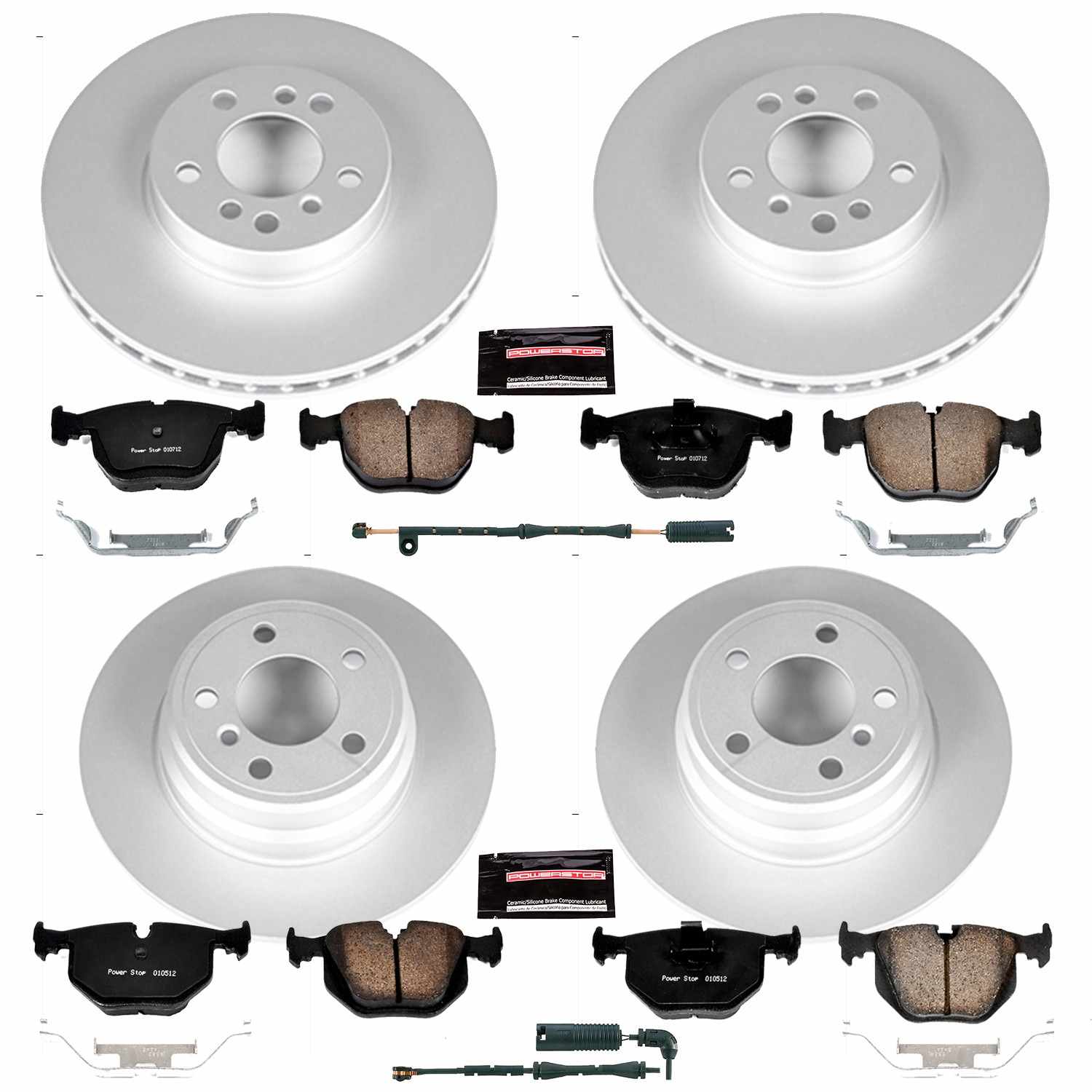 Power Stop 00-06 BMW X5 Front & Rear Z23 Evolution Sport Coated Brake Kit