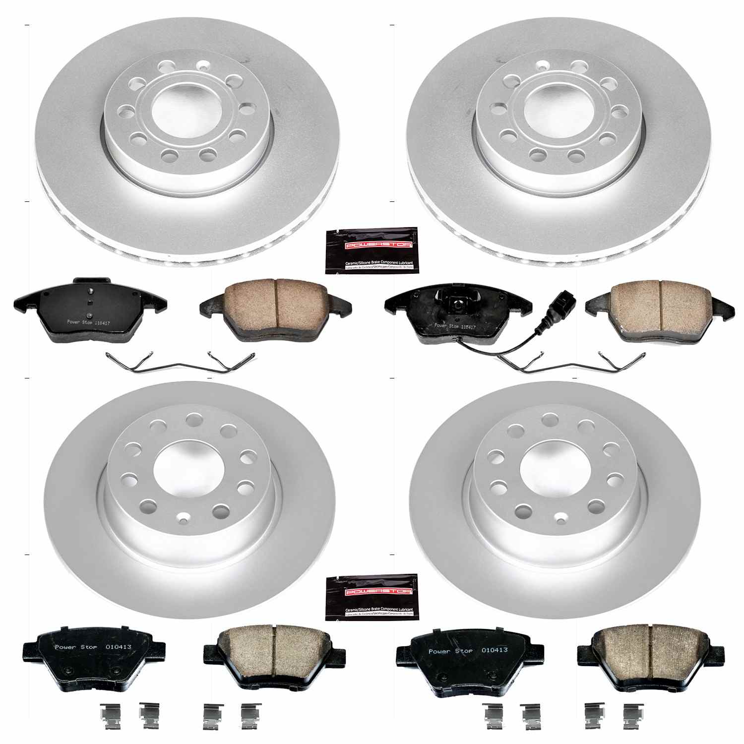 Power Stop 2012 Volkswagen Beetle Front & Rear Z23 Evolution Sport Coated Brake Kit