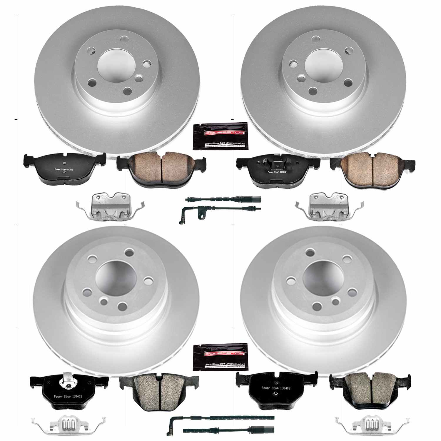 Power Stop 07-10 BMW X5 Front & Rear Z23 Evolution Sport Coated Brake Kit